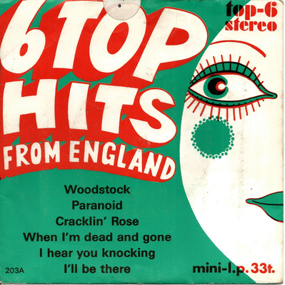 VARIOUS: "6 Top Hits From England 3"-EP 7"kk