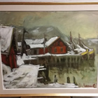 Olavi Laine "Lökholmenin kalastajasatama" - pikkukuva 1