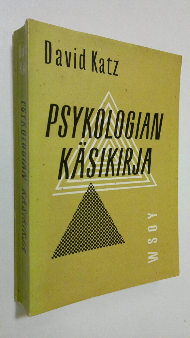 David (toim.) Katz : Psykologian käsikirja