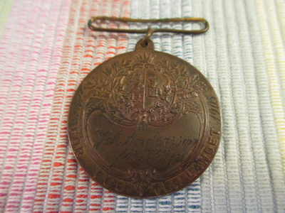 Joh.Andersson för 339 p 1905 mitali Göteborg och Bohus