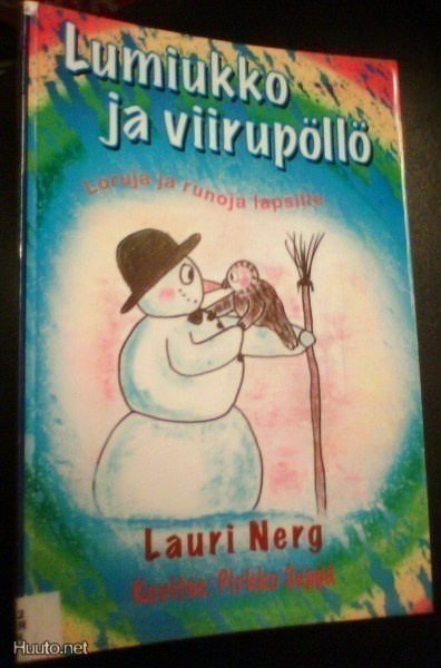 Lauri Nerg: Lumiukko ja viirupöllö (kuv.Pirkko Seppä) Sis.pk