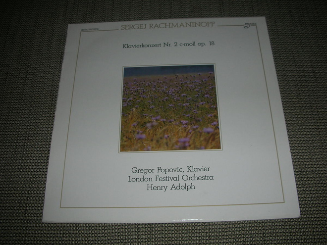 LP vinyyli Rachmaninoff: Klavierkonzert nr 2