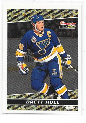 1993-94 Topps Premier Black Gold #21 Brett Hull , St Louis