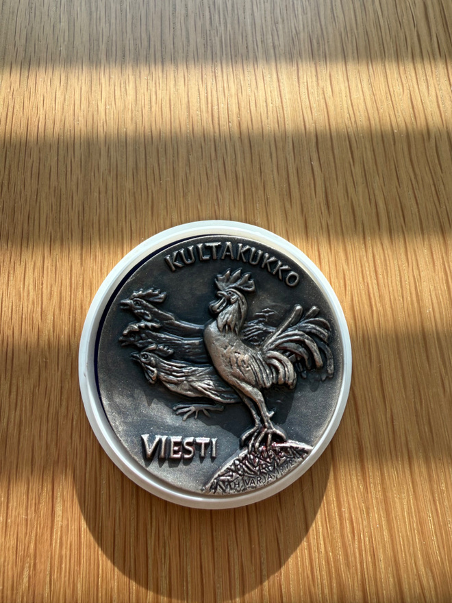 Kultakukko Viesti hopeamitali
