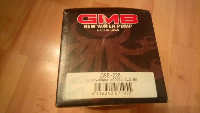 Vesipumppu Honda Accord GMB 590-228