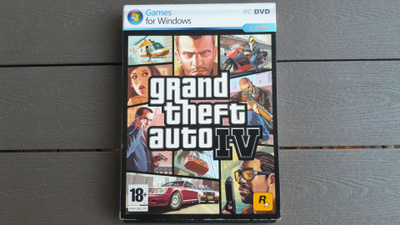 PC DVD: Grand Theft Auto IV GTA peli (2008)