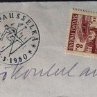 Erik.leima - Salpausselkä 1950, kulkenut kirje - pikkukuva 2