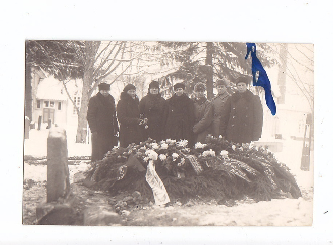 VANHA Valokuva Virrat Hauta 1930-l Postikorttikoko