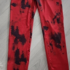 Puna-mustat Trikoot / Leggingsit / Leggings - koko L - pikkukuva 4