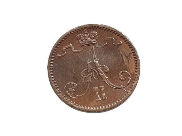 1 Penni 1874 Aleksanteri II  Autonomian aika