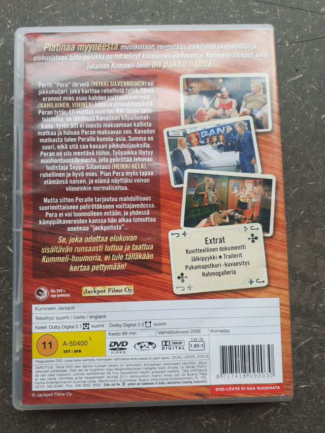 Kummeli jackpotin dvd