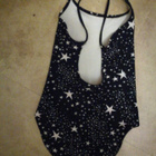 H&M- koko uimapuku musta/ valkoiset tähdet 140 cm - pikkukuva 2