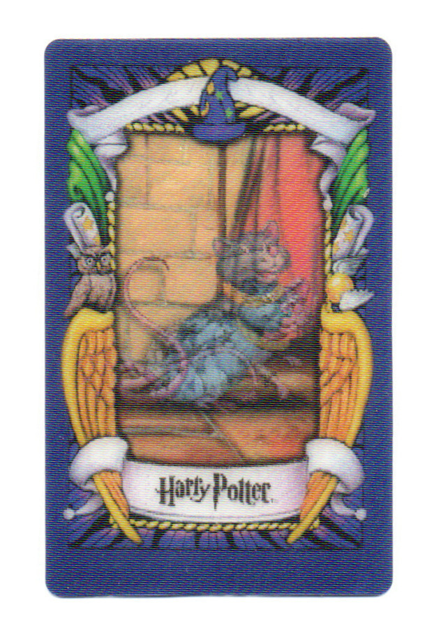 Harry Potter Suklaarasian keräilykuva. "vaihtuva kuva"