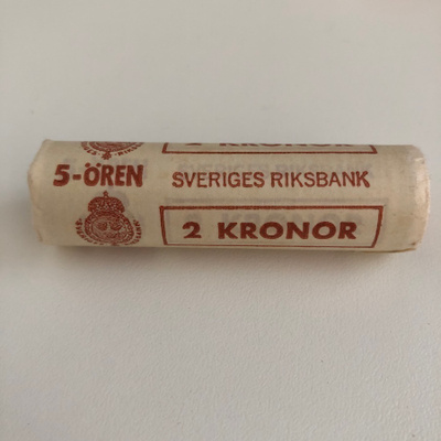 Ruotsi 5 Öre 1982 kolikkorulla