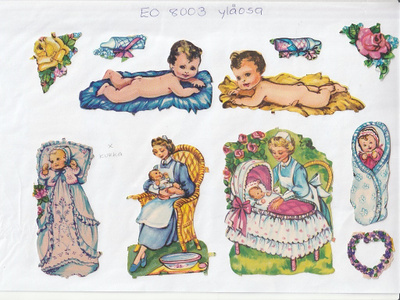 ~ EO 8003, vauvat ja hoitajat-arkki IRTO-kuvina, yläosa ~