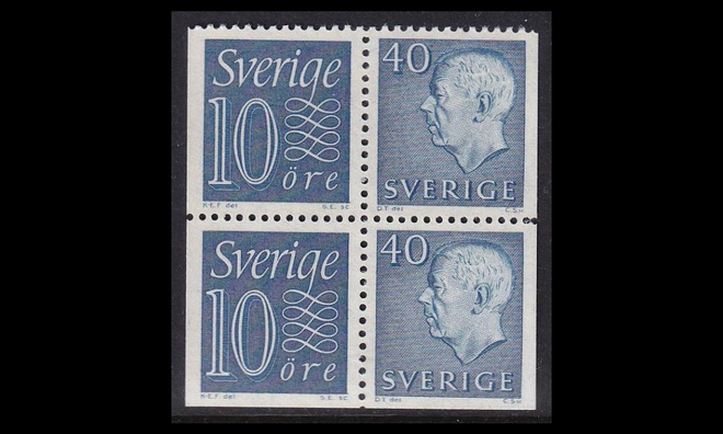 Ruotsi 522HB29 ** Gustaf vihkolehti (1964)