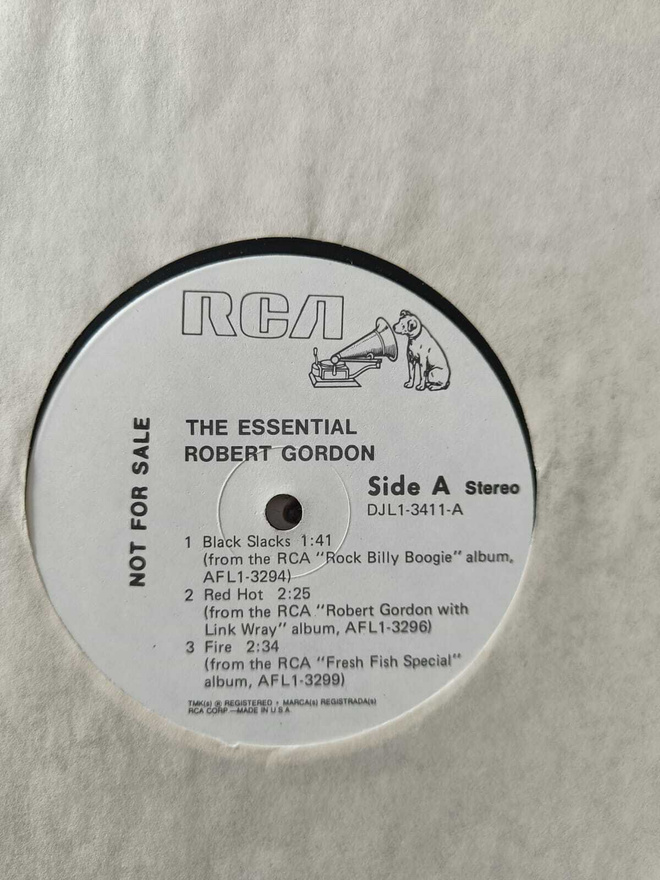 AUCTION - ROBERT GORDON 12" NOT FOR SALE
