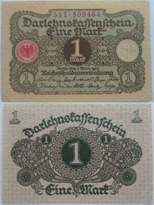GERMANY 1 MARK UNC  (K15-S97)