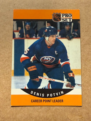 1990-91 Pro Set #656 Denis Potvin CPL