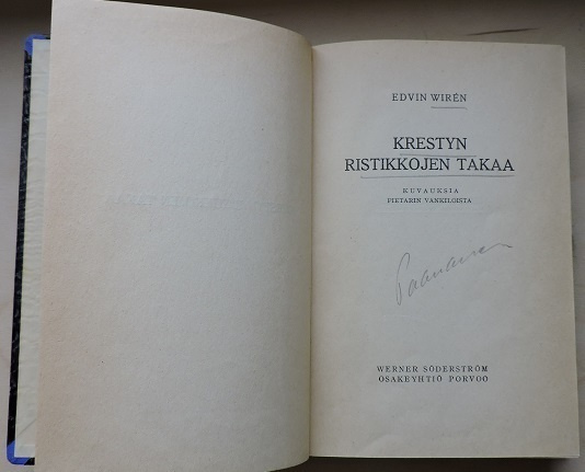 Edvin Wirén: Krestyn ristikkojen takaa