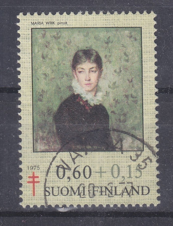 1975 0,6 mk TUB kaunisleimaisena.