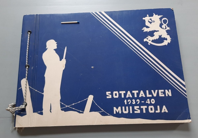 Sotatalven 1939-40  muistoja, käyttämätön muistoalbumi