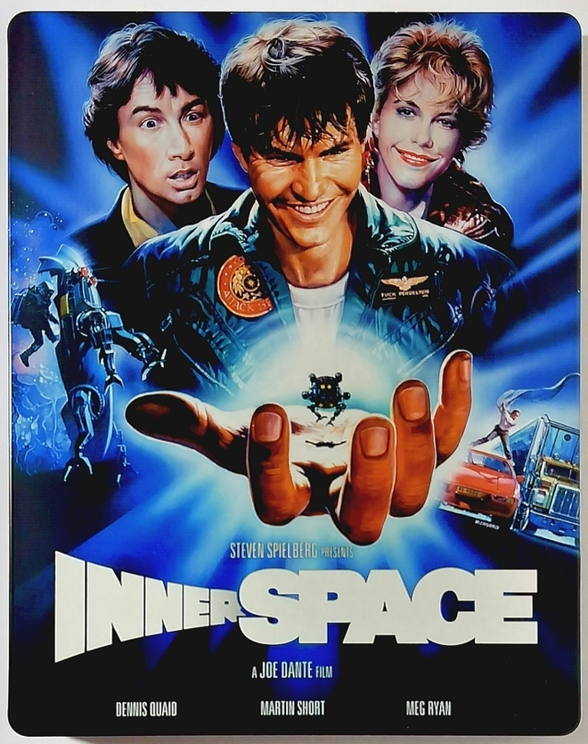INNERSPACE (1987) Zavvi Exclusive LE Steelbook *FI-TEKSTIT*