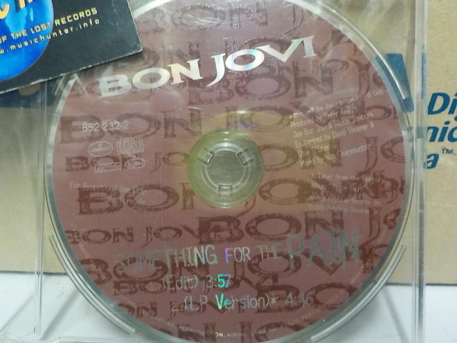 BON JOVI - SOMETHING FOR THE PAIN PROMO CDS