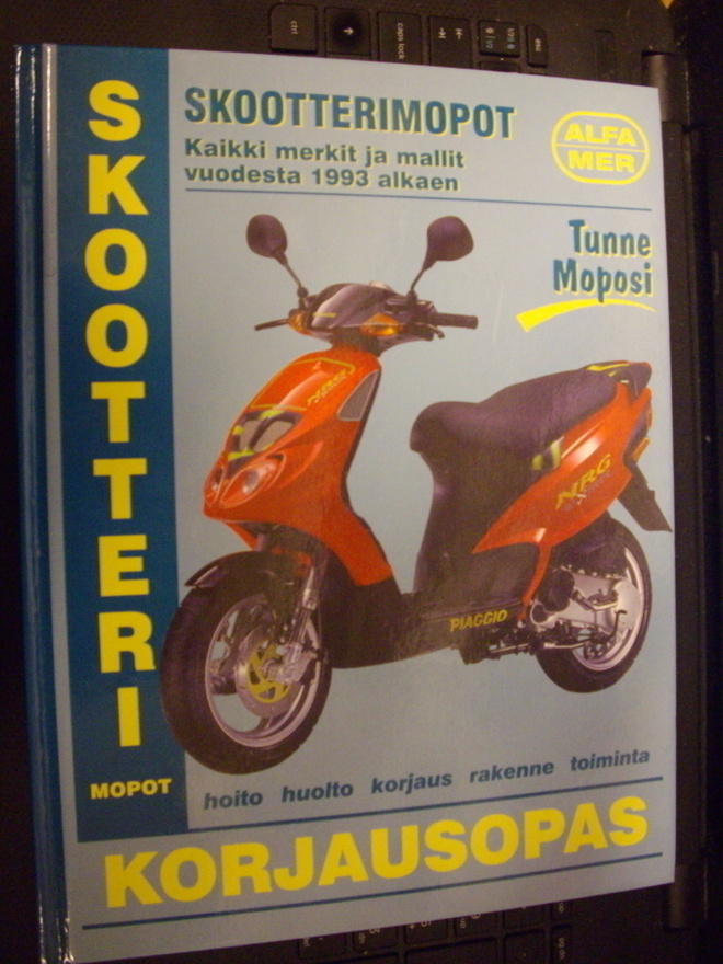 SKOOTTERIMOPOT KORJAUSOPAS ( 2007 Alfamer ) SIS.PK !