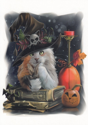 Lorri Kajenna: Halloween-kissa ja lepakko