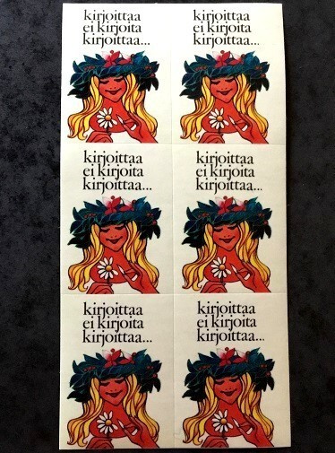 Päivänkakkara tyttö Tarra arkki