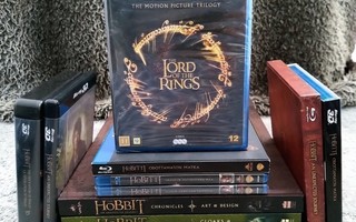 Hobitti ja Taru sormusten herrasta - Blu-ray + kirjat
