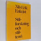 Nils erik Enkvist : Stilforskning och stilteori - pikkukuva 1