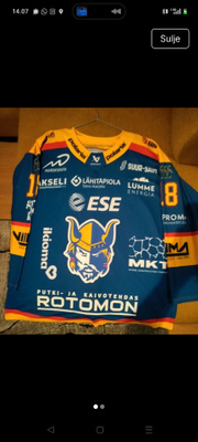 Jukurit Sandvik game worn/playoffs- issued
