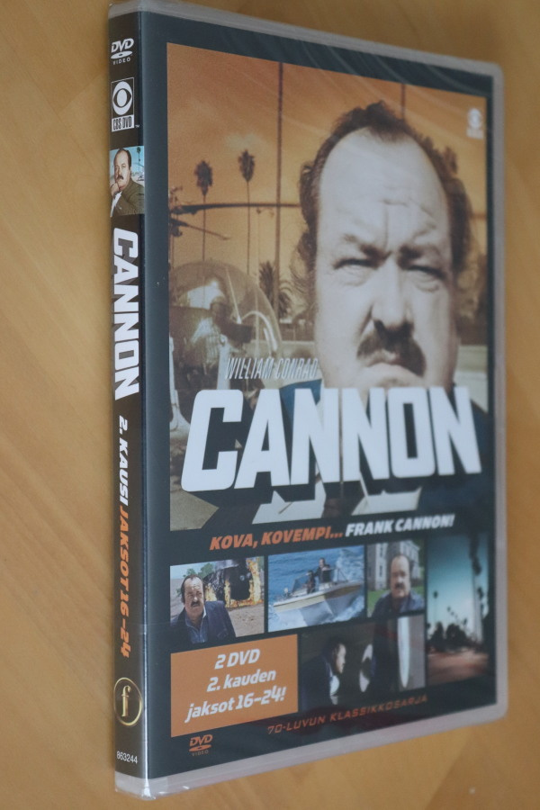 2DVD Cannon 2. kausi jaksot 16-24 ( 1973 uusi )