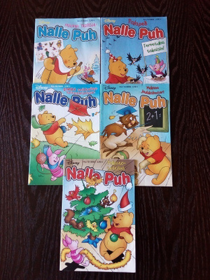 5 kpl Nalle Puh lehtiä 2003