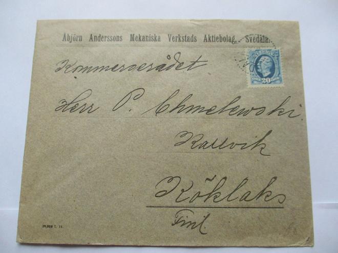 1911 Ruotsi kuori Espooseen