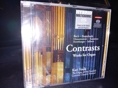 SACD Kari Vuola : Contrasts - Works for Organ ( UUSI ) SIS P