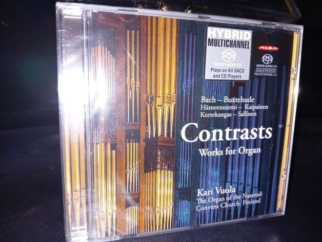 SACD Kari Vuola : Contrasts - Works for Organ ( UUSI ) SIS P