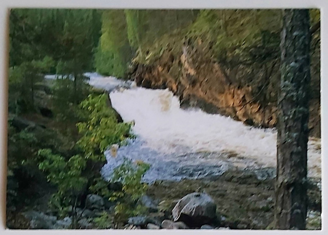 KIUTAKÖNGÄS, OULANKA-KULKEMATON POSTIKORTTI