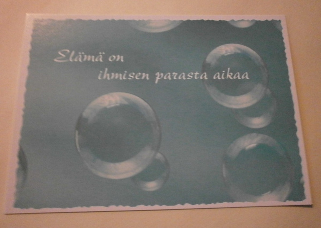 Elämä on ihmisen parasta aikaa! MiniMoi 2083, ei p.
