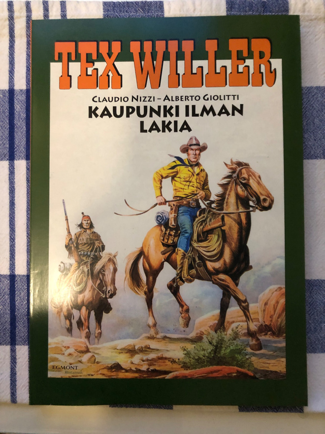 Tex Willer: Kaupunki ilman lakia. 2004.