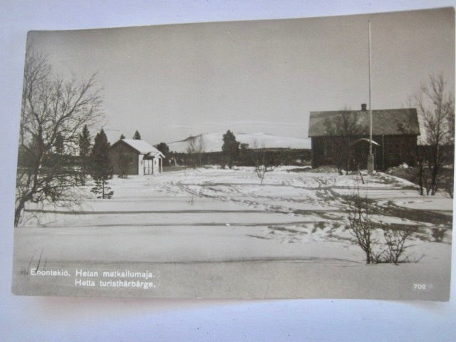 VANHA Postikortti Lappi Enontekiö 1930-l