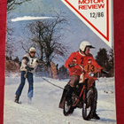 Tsekkiläinen Motr Revue moottori-lehti 12/86 - pikkukuva 1