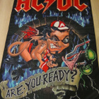 AC / DC  ARE  YOU  READY ?  KANKAINEN  SEINÄLIPPU 142 x 92cm - pikkukuva 1