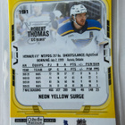 Robert Thomas 2025-26 OPC Platinum Neon Yellow Surge - pikkukuva 2