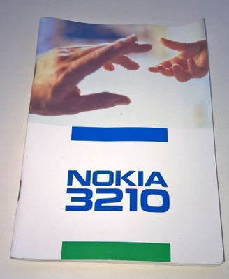 NOKIA 3210 KÄYTTÖOHJEET KIRJA