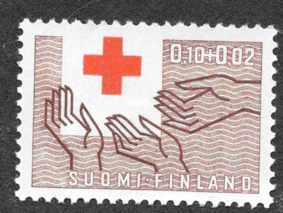 Punainen risti 1963 0,10+0,02 (LAPE 568) **