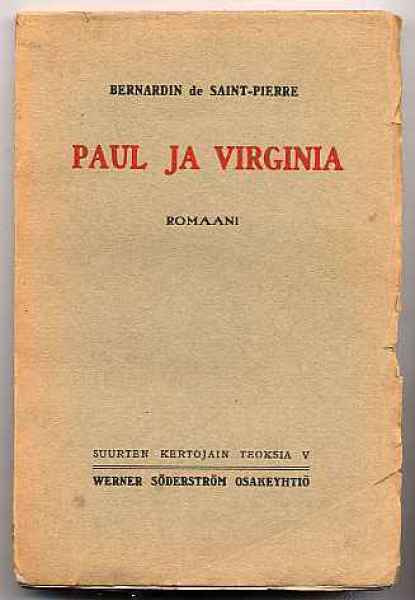 Sainte-Pierre, Bernardin de: Paul ja Virginia (1905)