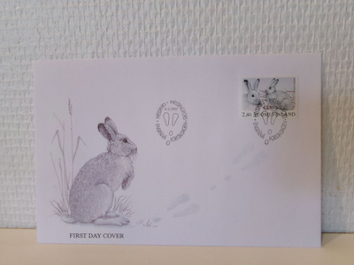 FDC- ensipäiväkuori - Jänis - 1997